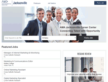Tablet Screenshot of careers.jaxama.org